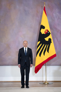 Entlassung der Bundesregierung durch den Bundespräsidenten in Berlin