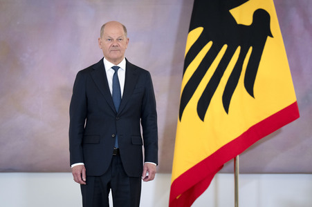 Entlassung der Bundesregierung durch den Bundespräsidenten in Berlin