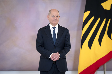 Entlassung der Bundesregierung durch den Bundespräsidenten in Berlin