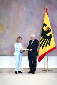 Entlassung der Bundesregierung durch den Bundespräsidenten in Berlin