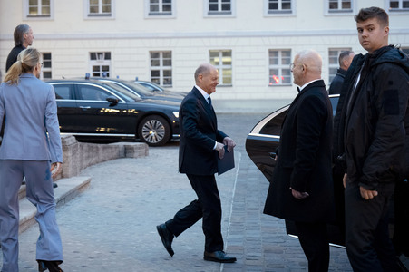 Entlassung der Bundesregierung durch den Bundespräsidenten in Berlin