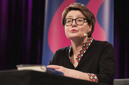 Joël Dicker und Christian Berkel auf der lit.Cologne 2025 in Köln