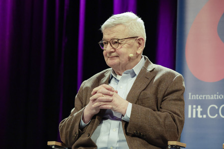 Joschka Fischer auf der lit.Cologne 2025 in Köln