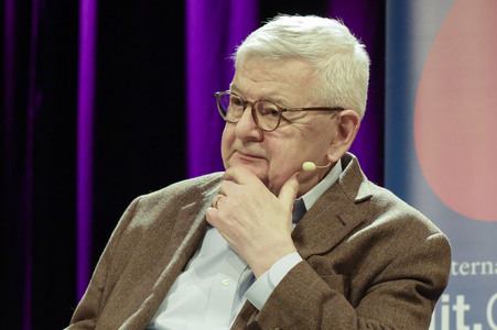 Joschka Fischer auf der lit.Cologne 2025 in Köln