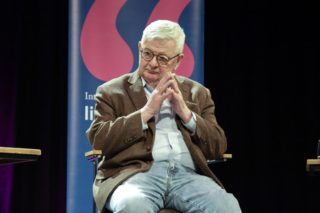 Joschka Fischer auf der lit.Cologne 2025 in Köln