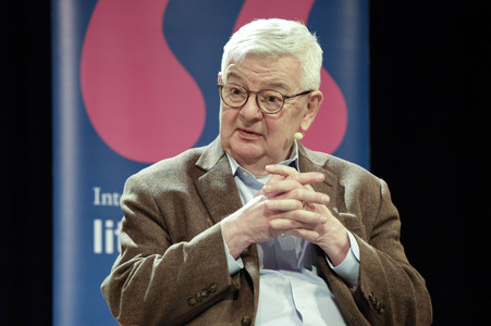 Joschka Fischer auf der lit.Cologne 2025 in Köln