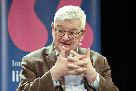 Joschka Fischer auf der lit.Cologne 2025 in Köln