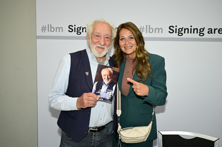 Dieter Hallervorden auf der Leipziger Buchmesse 2025