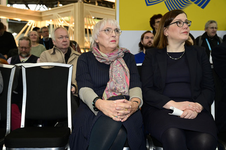 Claudia Roth auf der Leipziger Buchmesse 2025