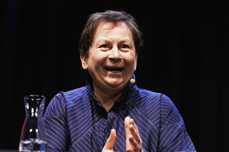 Anne Enright und Anna Schudt auf der lit.Cologne 2025 in Köln