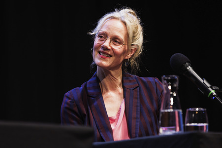 Anne Enright und Anna Schudt auf der lit.Cologne 2025 in Köln