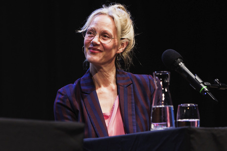 Anne Enright und Anna Schudt auf der lit.Cologne 2025 in Köln