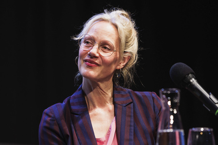 Anne Enright und Anna Schudt auf der lit.Cologne 2025 in Köln