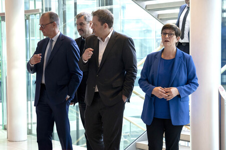 Gemeinsames Auftaktstatement der Parteivorsitzenden von CDU, CSU und SPD zur Bildung einer neuen Regierungskoalition in Berlin