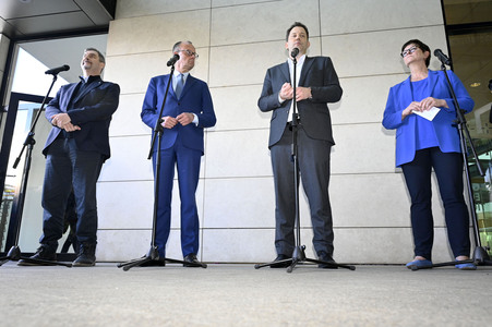 Gemeinsames Auftaktstatement der Parteivorsitzenden von CDU, CSU und SPD zur Bildung einer neuen Regierungskoalition in Berlin