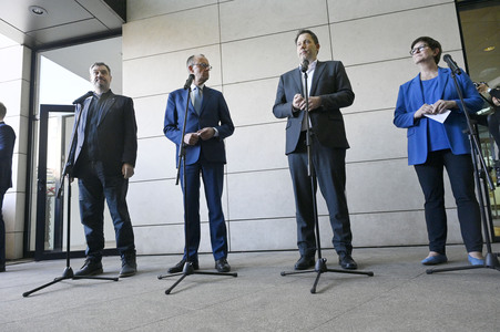 Gemeinsames Auftaktstatement der Parteivorsitzenden von CDU, CSU und SPD zur Bildung einer neuen Regierungskoalition in Berlin