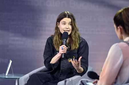 Luisa Neubauer auf der Leipziger Buchmesse 2025