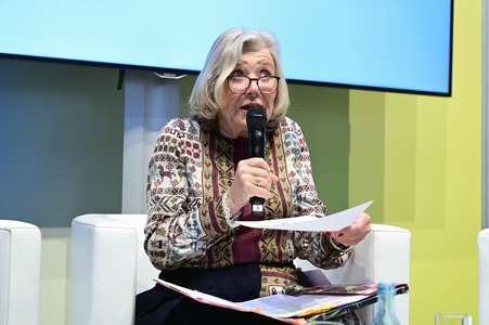 Dana Golombek von Senden und Jutta Speidel auf der Leipziger Buchmesse 2025