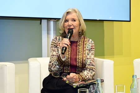 Dana Golombek von Senden und Jutta Speidel auf der Leipziger Buchmesse 2025