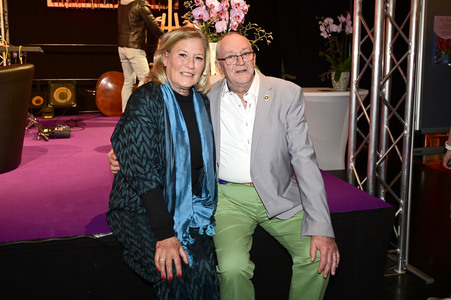 Taufe einer Orchidee auf den Namen 'Suzanne von Borsody' in Dresden