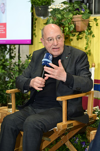 Peter-Michael Diestel und Gregor Gysi auf der Leipziger Buchmesse 2025