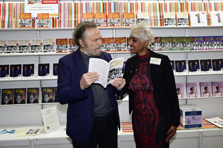 Sektempfang mit Franco Nero auf der Leipziger Buchmesse 2025