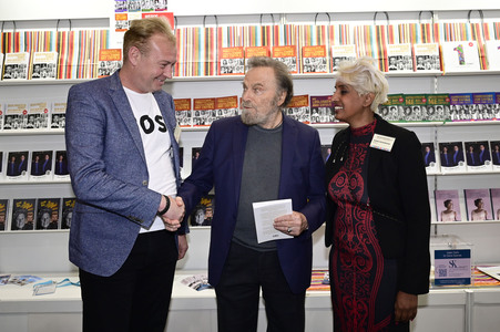Sektempfang mit Franco Nero auf der Leipziger Buchmesse 2025