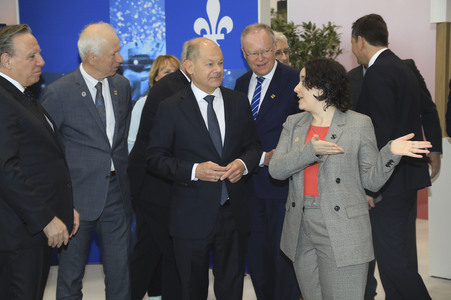 Eröffnungsrundgang auf der Hannover Messe 2025