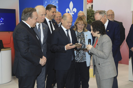 Eröffnungsrundgang auf der Hannover Messe 2025