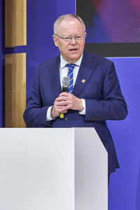 Eröffnungsrundgang auf der Hannover Messe 2025