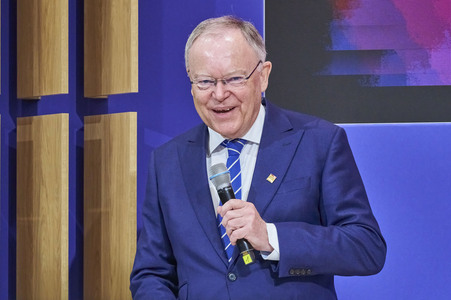 Eröffnungsrundgang auf der Hannover Messe 2025