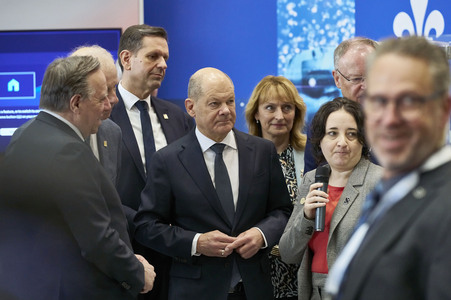 Eröffnungsrundgang auf der Hannover Messe 2025