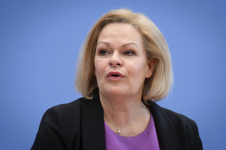 Bundespressekonferenz zur Bilanz der Migrationspolitik in der aktuellen Legislaturperiode in Berlin