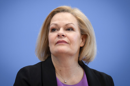 Bundespressekonferenz zur Bilanz der Migrationspolitik in der aktuellen Legislaturperiode in Berlin