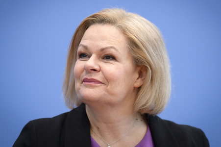 Bundespressekonferenz zur Bilanz der Migrationspolitik in der aktuellen Legislaturperiode in Berlin