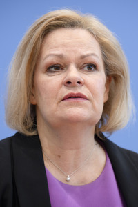 Bundespressekonferenz zur Bilanz der Migrationspolitik in der aktuellen Legislaturperiode in Berlin