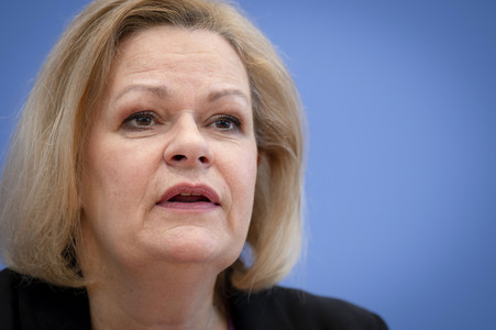 Bundespressekonferenz zur Bilanz der Migrationspolitik in der aktuellen Legislaturperiode in Berlin