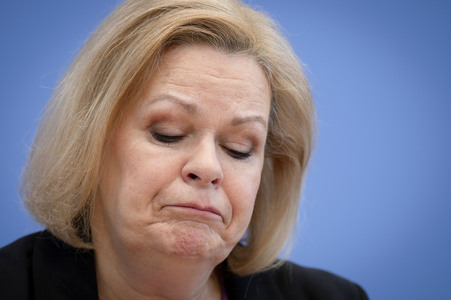 Bundespressekonferenz zur Bilanz der Migrationspolitik in der aktuellen Legislaturperiode in Berlin