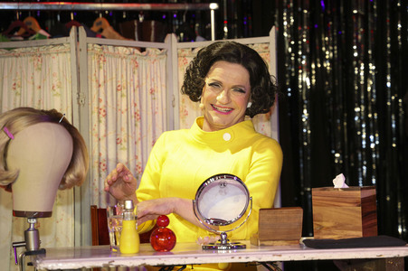 Fototermin mit Ursli Pfister als Peggy March in Berlin