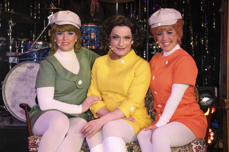 Fototermin mit Ursli Pfister als Peggy March in Berlin