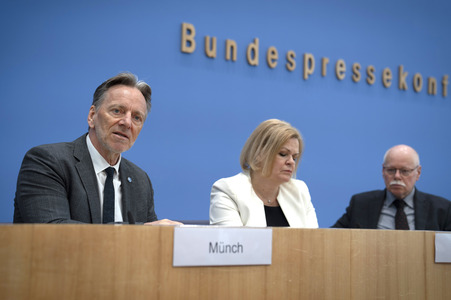 Bundespressekonferenz zur Vorstellung der Polizeilichen Kriminalstatistik 2024 in Berlin