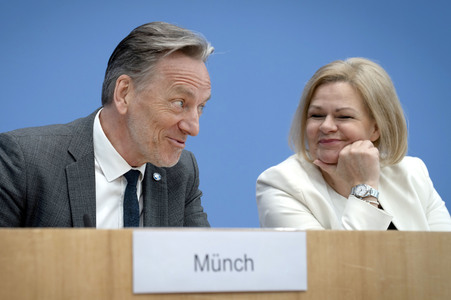 Bundespressekonferenz zur Vorstellung der Polizeilichen Kriminalstatistik 2024 in Berlin