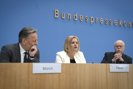 Bundespressekonferenz zur Vorstellung der Polizeilichen Kriminalstatistik 2024 in Berlin