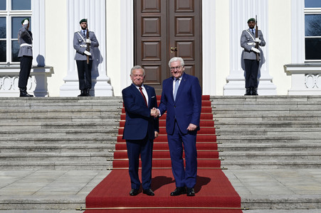 Empfang des Königs von Jordanien in Berlin