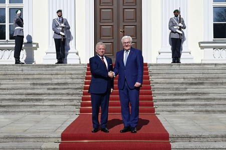 Empfang des Königs von Jordanien in Berlin