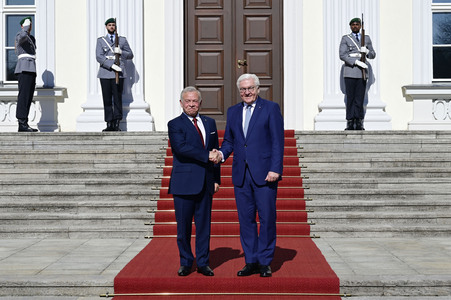 Empfang des Königs von Jordanien in Berlin
