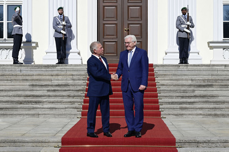 Empfang des Königs von Jordanien in Berlin