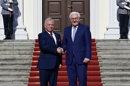 Empfang des Königs von Jordanien in Berlin