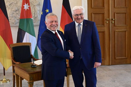Empfang des Königs von Jordanien in Berlin