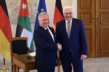 Empfang des Königs von Jordanien in Berlin